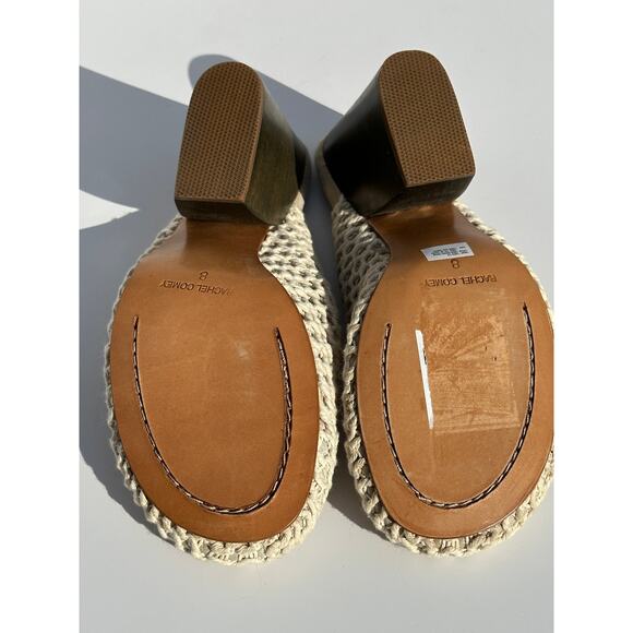 Rachel Comey Reina Woven Crochet Natural Cotton Bully Mules Clogs Size 8 $475 - Picture 10 of 16